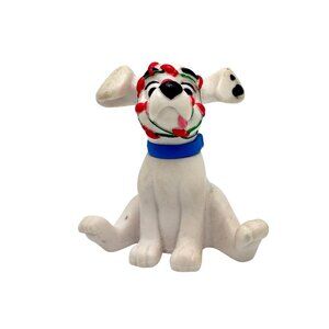 Disney 101 Dalmatians Christmas Puppy Figurine With Lights & Spots
